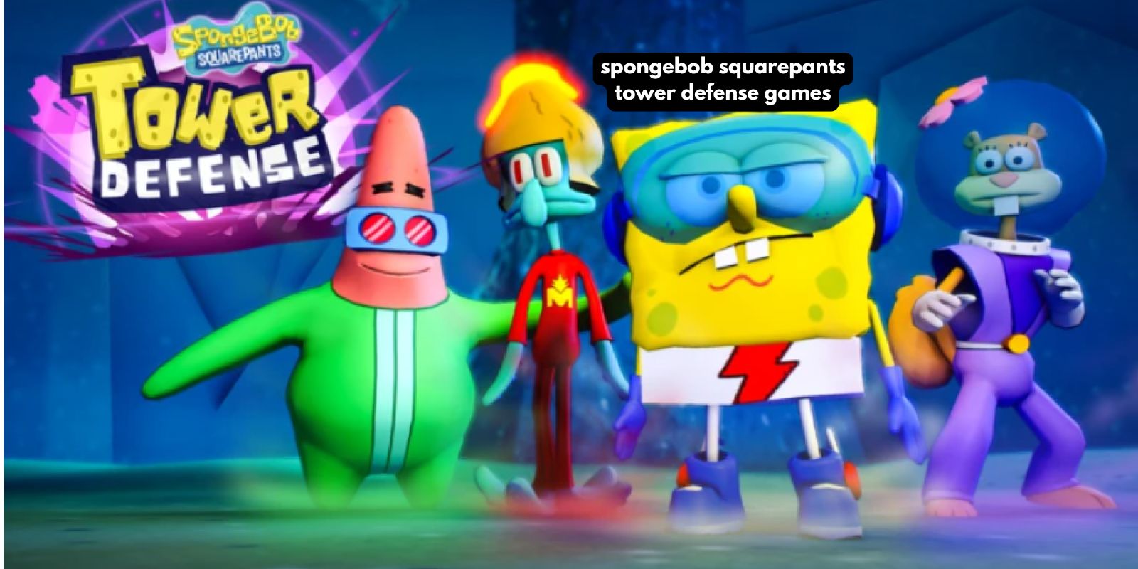 spongebob squarepants tower defense games