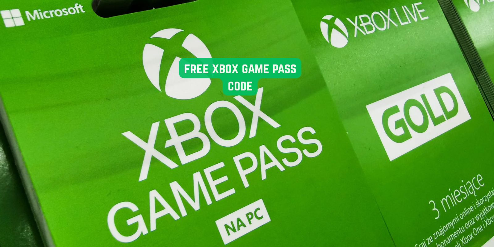 free xbox game pass code
