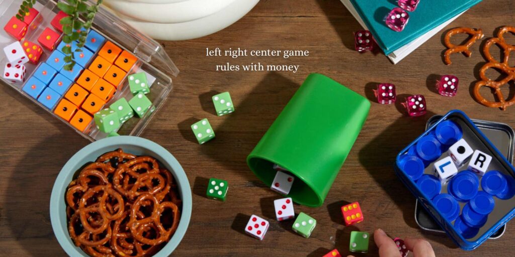 left right center game rules with money
