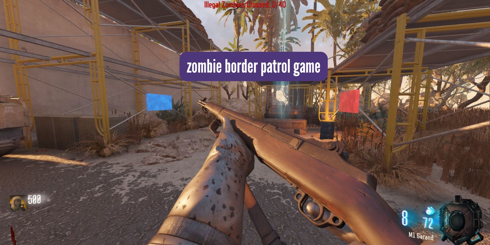 zombie border patrol game